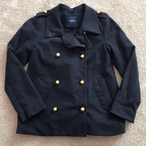 Gap Kids Navy Cotton Pea coat